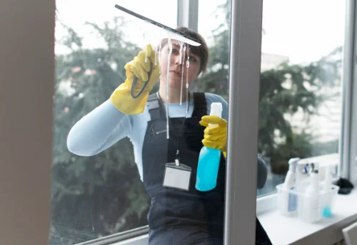 Nettoyage de vitres intérieures et extérieures à Merlines